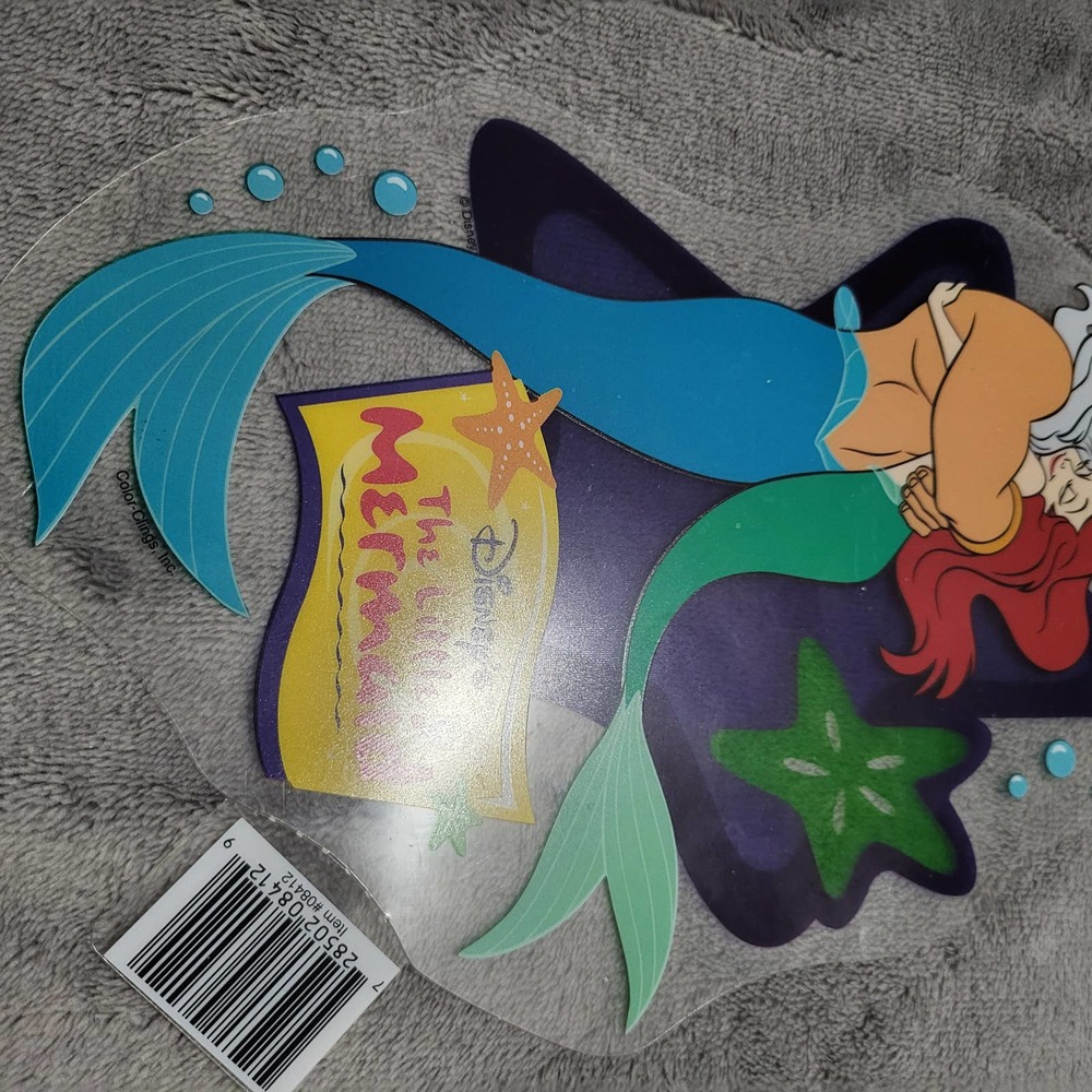 10 DISNEY'S LITTLE MERMAID WINDOW CLINGHANGING WINDOW DECAL - Picture 3 of 5